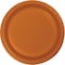 Touch Of Color 9" Pumpkin Spice Orange Paper Plates 240 PK 323386 - alternate 1